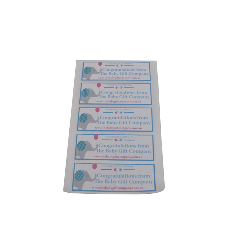 Congratulation Logo Printing High Quality Wholesale Cheap Sticker Customized Adhesive Stickers